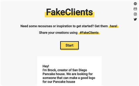 FakeClients UI — UI Design Brief Generator — Generate Briefs, .